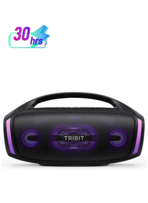 TRIBIT StormBox Blast 2 Bluetooth Speaker, 200W Portable Speaker with Subwoofer,XBass,LED Lights,Bluetooth 5.4,IP67,Custom EQ,30H Playtime