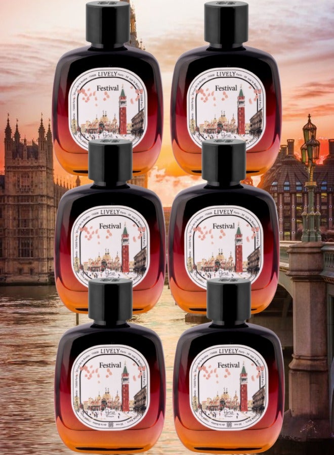 لايفلي 6 قطع عطر فيستيفال 100 مل - Image 1