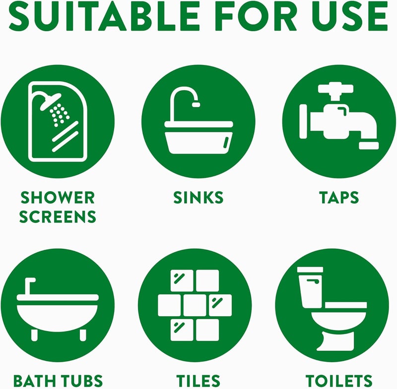 Zoflora Sweet Freesia & Jasmine Power Bathroom Cleaner 800ml – Powerful Antibacterial Spray  Deep Cleaning Action & Limescale Removal - Image 3