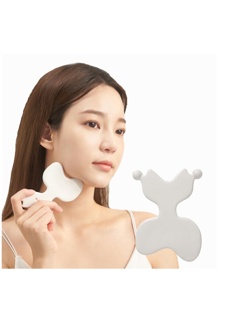 SYOSI Gua Sha Massage Tool, Ceramic Gua Sha, Body Massage Tool, Face Massager, Guasha Board, Muscle Relief Massage Board, for Promotes Blood Flow Prevents Wrinkles Removes Toxins  - Image 1