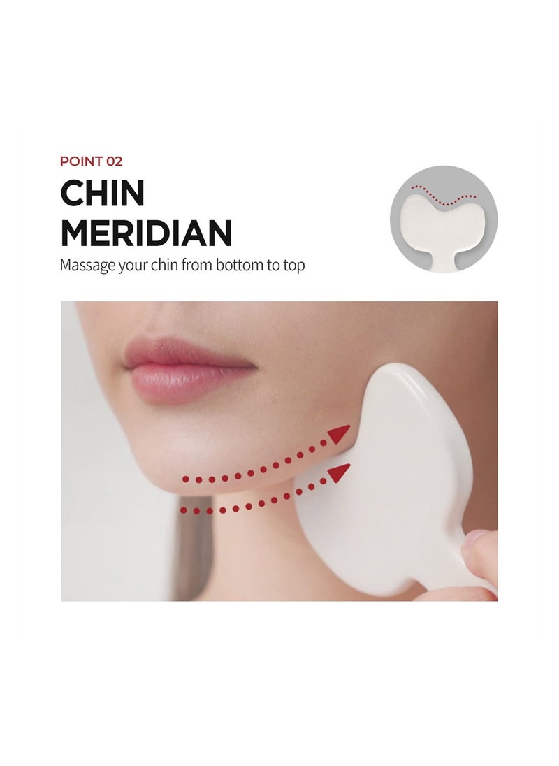 SYOSI Gua Sha Massage Tool, Ceramic Gua Sha, Body Massage Tool, Face Massager, Guasha Board, Muscle Relief Massage Board, for Promotes Blood Flow Prevents Wrinkles Removes Toxins  - Image 4
