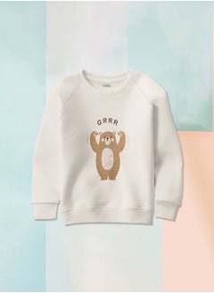 LUAY LUAY Unisex 100% Bamboo-Based Ultra-Soft Fabric Sweatshirts Combo Pack (Peach & Cream)  - Image 4