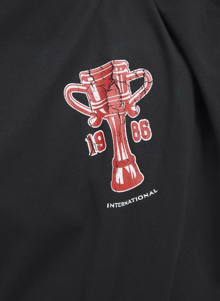 جاك اند جونز Graphic Crew Neck T-Shirt