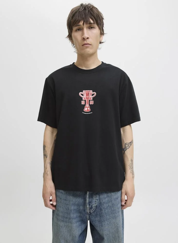 JACK & JONES Graphic Crew Neck T-Shirt