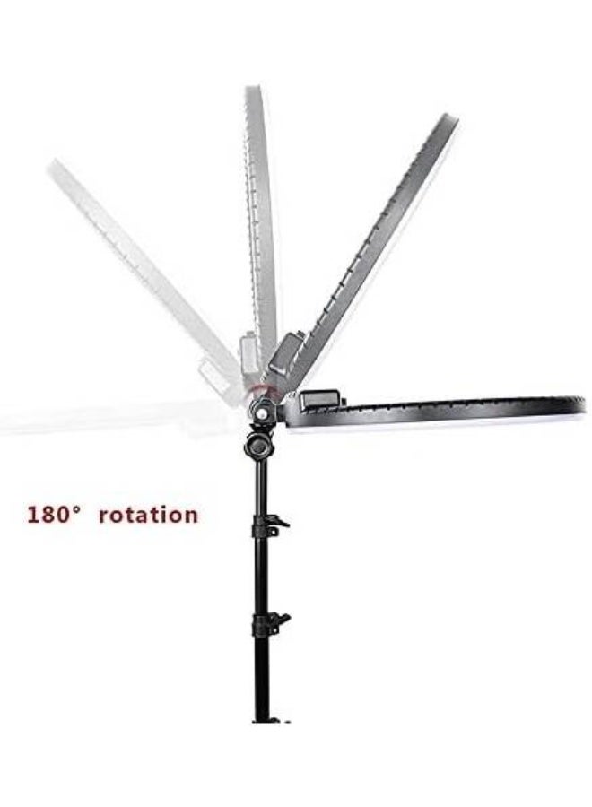 Led RL-18 LED Soft Ring Light, 3200K-5600K Color Temperature, Adjustable Brightness, Three Holders, USB Powered, Remote Included, White | RL18 - Image 2