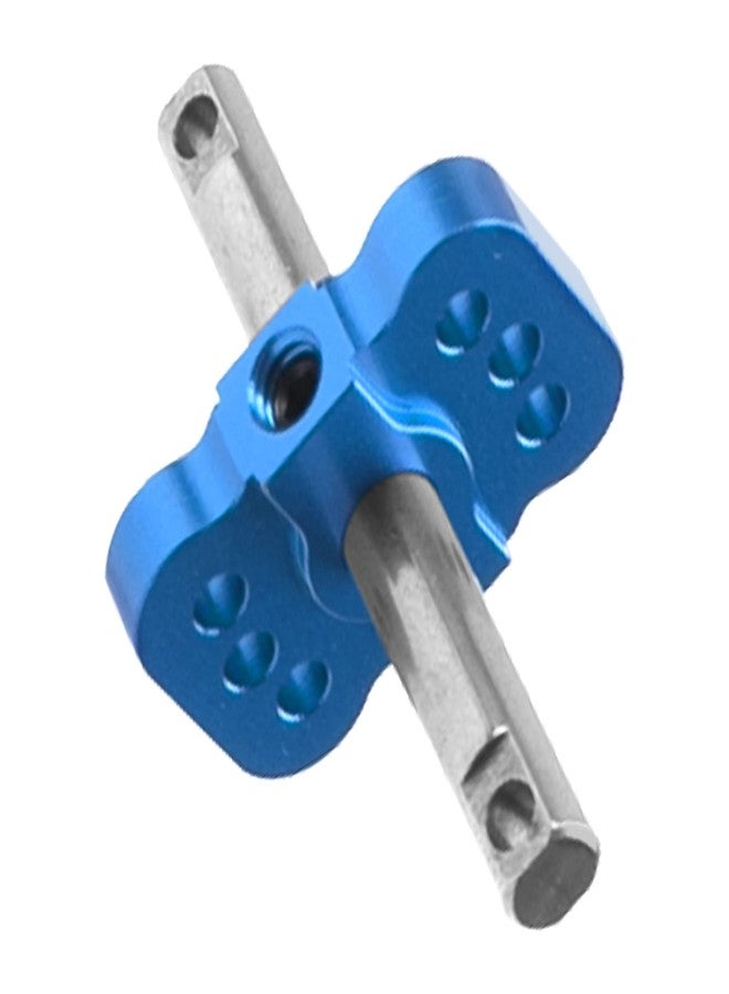 Vgoohobby Aluminum RC Differential Locker Spool 2WD Diff Locker Mounts Upgrades Part Compatible with 1/10 Traxxas Slash 2WD Rustler Stampede 2WD Bandit 2WD 1/10 RC Car (Blue) - Image 4