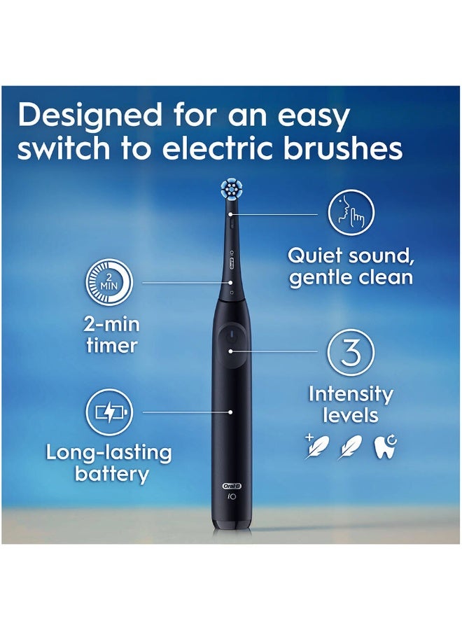 أورال بي فرشاة أسنان كهربائية قابلة لإعادة الشحن – أورال-بي اي او سيريز 2 , اسود - Image 2
