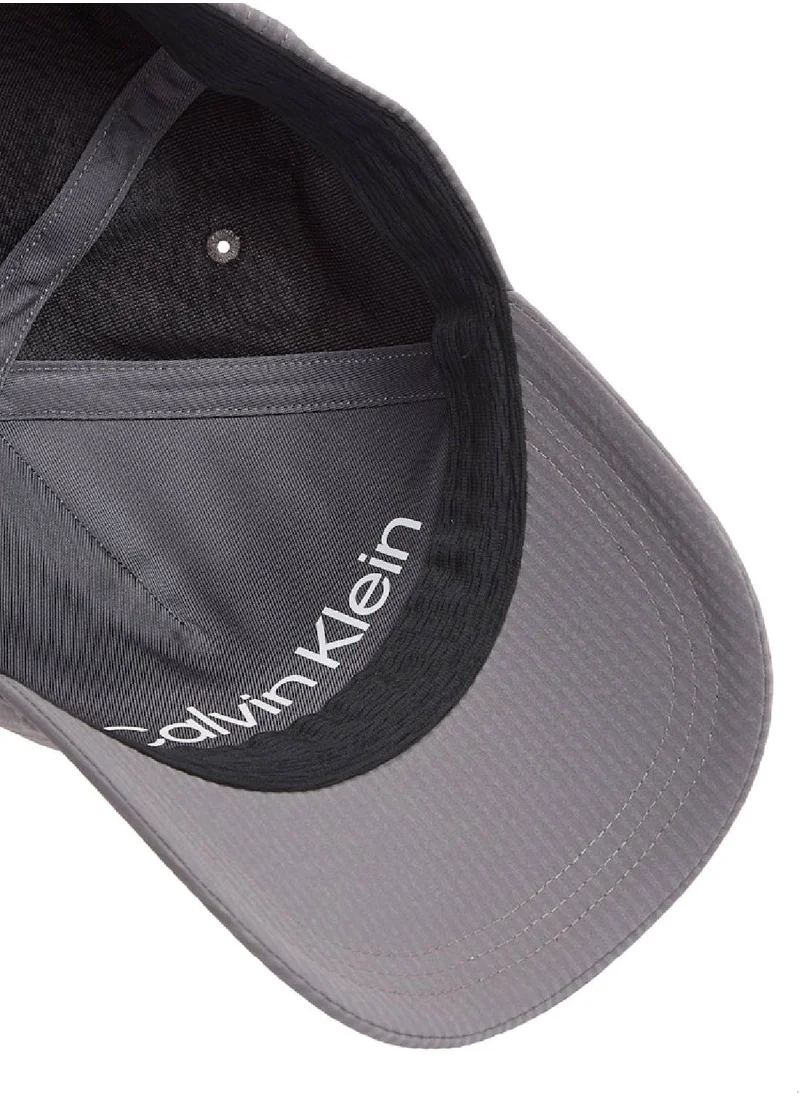 CALVIN KLEIN Men's Baseball Cap - Polyester, Grey