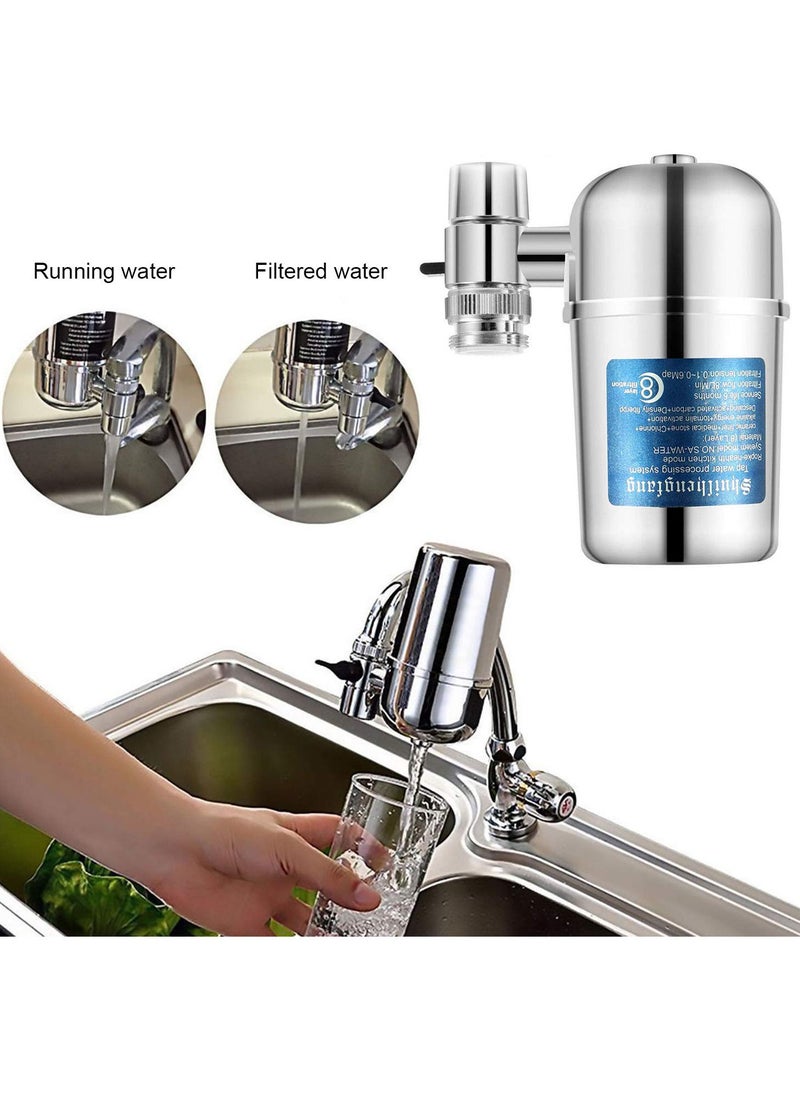 Generic - Faucet Tap Water Purifier 8 Layer Purification Remove Lead Chlorine - Image 1