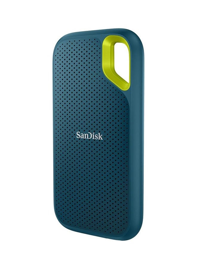 sandisk 1TB SanDisk Extreme Portable, 1050MB/s R, 1000MB/s W, 3mtr Drop Protection, IP65 Water/dust Resistance, HW Encryption, PC,MAC & TypeC Smartphone Compatible, External SSD, Monterey/Blue Color - Image 1