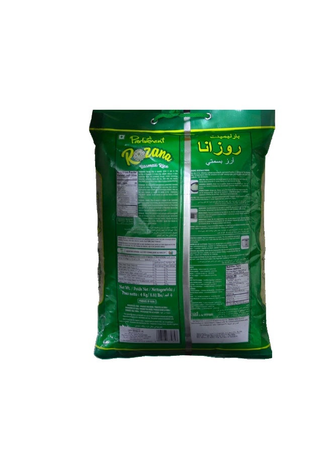 Parliament Rozana Basmati Rice 4 Kg/8.8Lbs - Image 2
