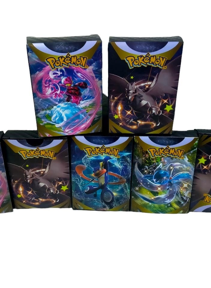 بوكيمون مجموعة بطاقات بوكيمون السوداء   مجموعة من 55 بطاقة - Image 1