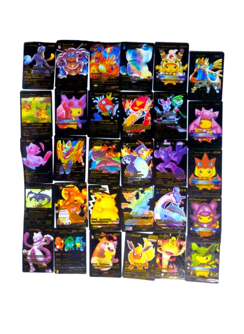 بوكيمون مجموعة بطاقات بوكيمون السوداء   مجموعة من 55 بطاقة - Image 3