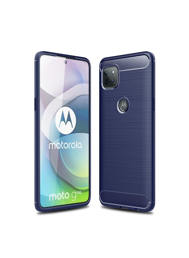 اس-توب جراب لهاتف Motorola Moto G 5G مصنوع من ألياف الكربون TPU بملمس ناعم - Image 1