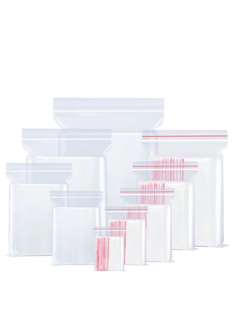 Clear PE Ziplock Bags Storage Bags With Resealable Zipper 200pcs  - Image 1