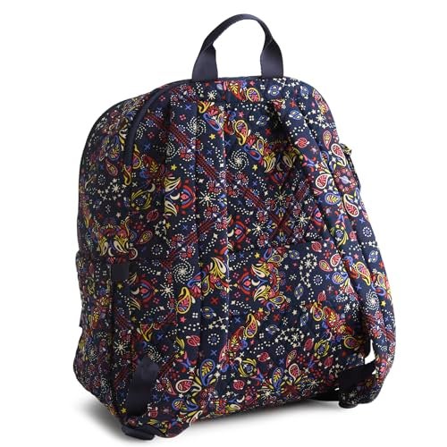 Vera Bradley Women's Premium Cotton Bancroft Backpack, Starry Paisley, One Size - Image 2
