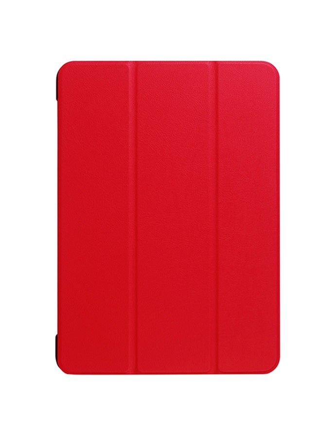 إسكدنيا Litchi Texture 3-folding Flip Case Cover With Holder For Apple iPad Pro 10.5 inch Red - Image 1