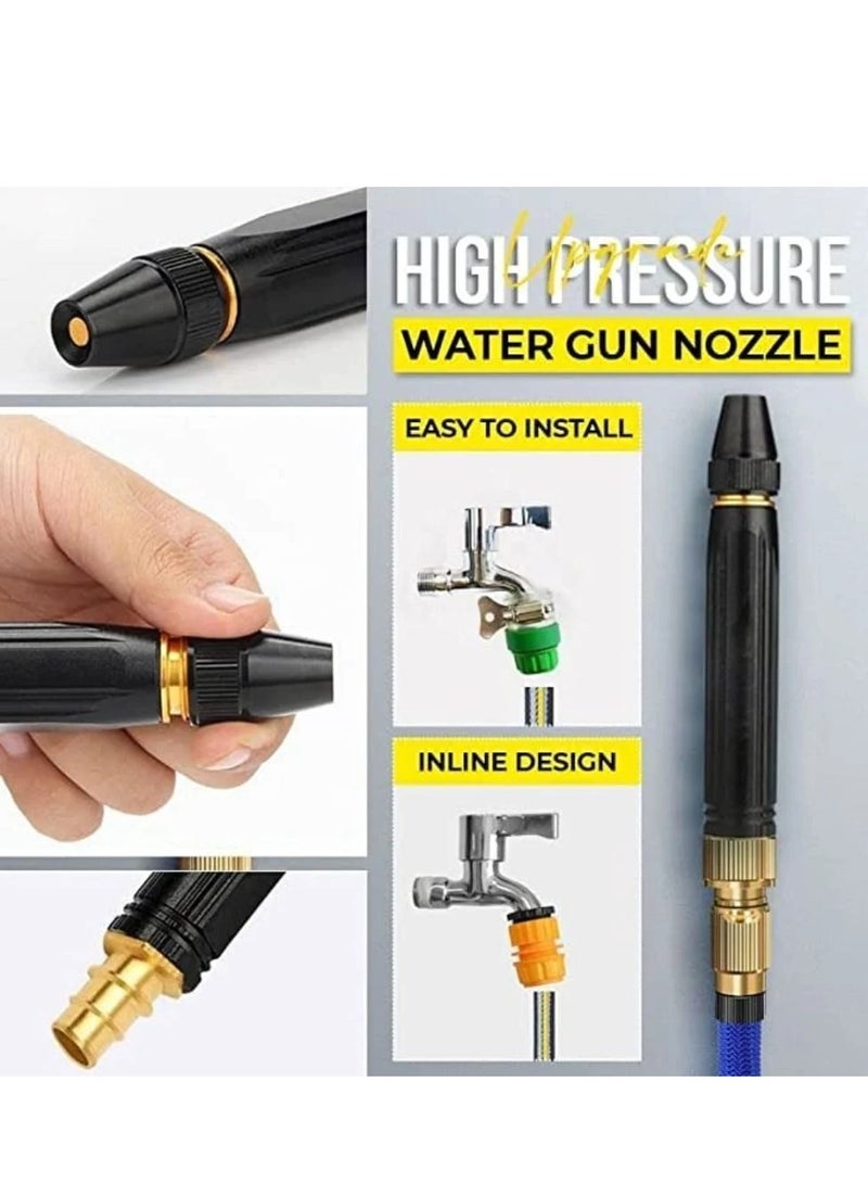 Black Nozzle Water Spray Gun High Pressure Nozzle Spray Water - Image 4