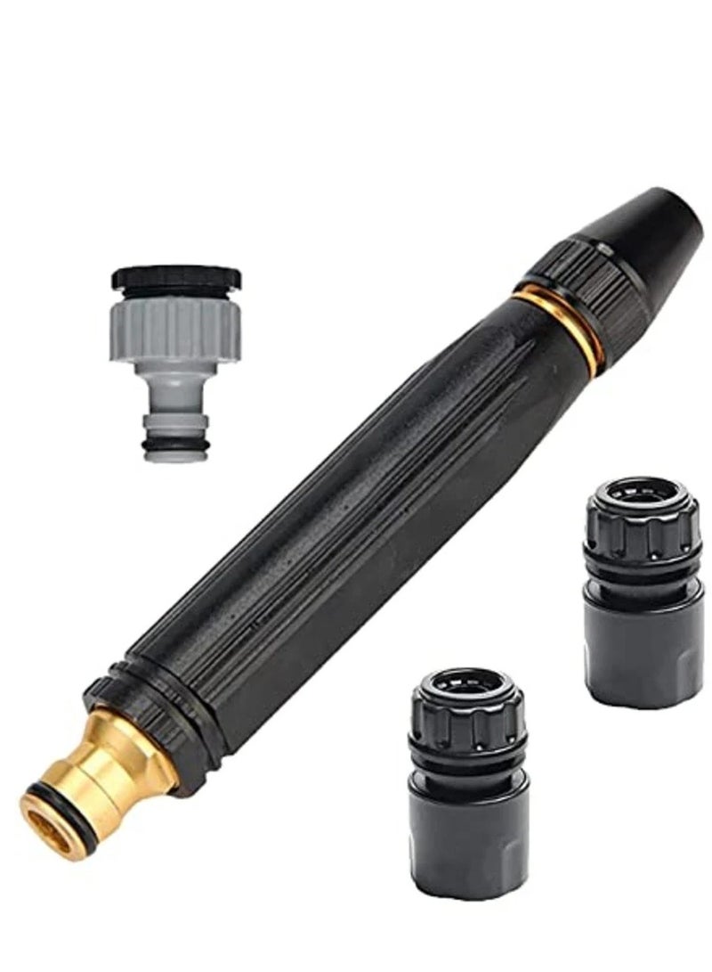 Black Nozzle Water Spray Gun High Pressure Nozzle Spray Water - Image 2