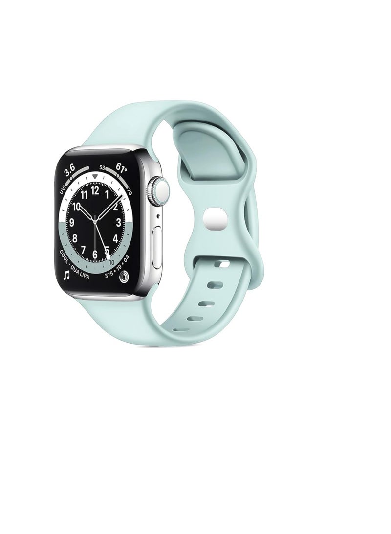 Bands Compatible with Apple Watch 49mm 45mm 44mm 42mm Replacement Soft Silicone Strap for iWatch Series Ultra 8/7/6/5/4/3/2/1 SE