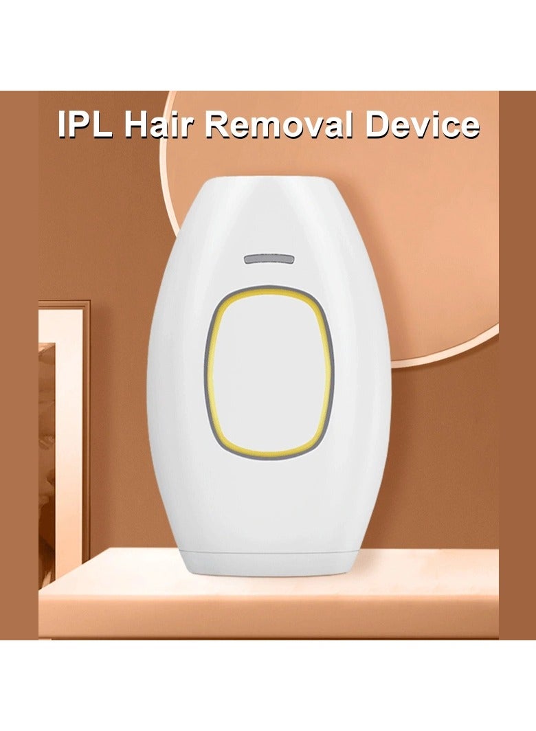 Mini Hair Removal Instrument Cosmetic Laser Hair Removal Device Portable IPL Photon Body Rejuvenation Device for Men Women Electric Hair Removal Device, White - Image 2