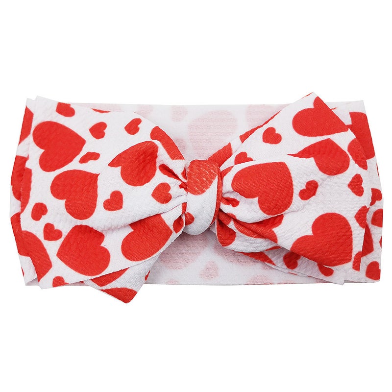 Children's Printed Bow Hairband Bohemian Baby Headband Baby Hairband - Image 2
