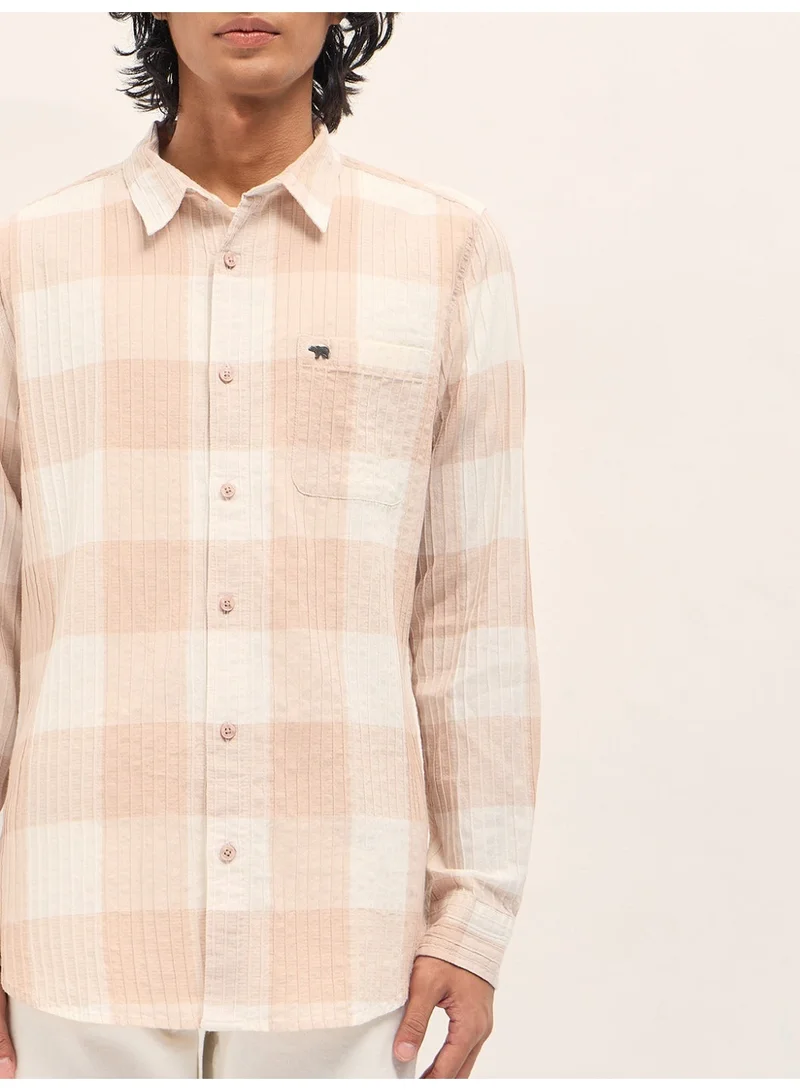 The Bear House  Men’s Long Sleeve Shirt – Classic, Comfortable and Stylish Essential for Work, Travel or Casual Outings for Men | Best Price UAE