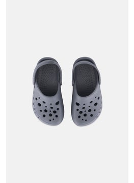 Woz Toddlers Boy Slip On Clogs, Grey  - Image 3