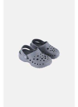 Woz Toddlers Boy Slip On Clogs, Grey  - Image 1