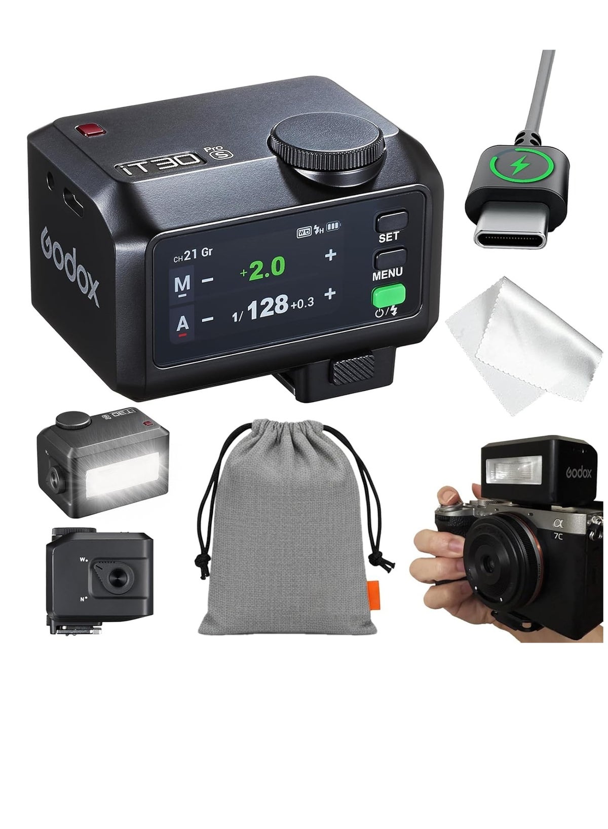 Godox Godox IT30pro Ttl Mini Camera Flash Light 120 g Z8C06B614EB0617B54A47Z