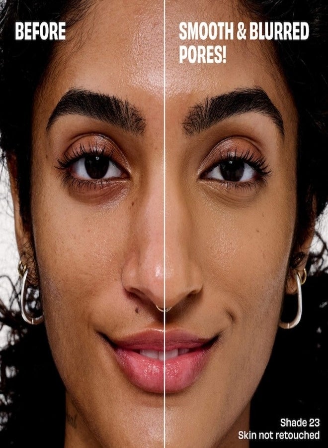 بينيفت كريم أساس ذا بورفيشنال من بينيفت كوزماتيكس لتنعيم وإخفاء العيوب مع النياسيناميد، 30 مل - لون 23W رائع - كريم أساس دافئ متوسط ​​العمق، خفيف الوزن، يقلل من حجم المسام، يدوم طويلًا - Image 2