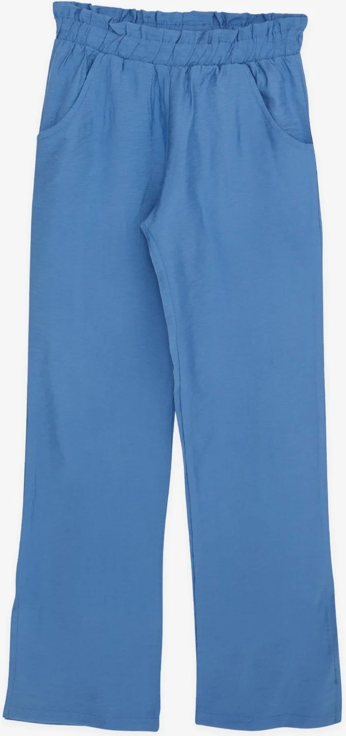Breeze Girl's Trousers with Pockets and Slits on the Leg, Age 8-14, Blue