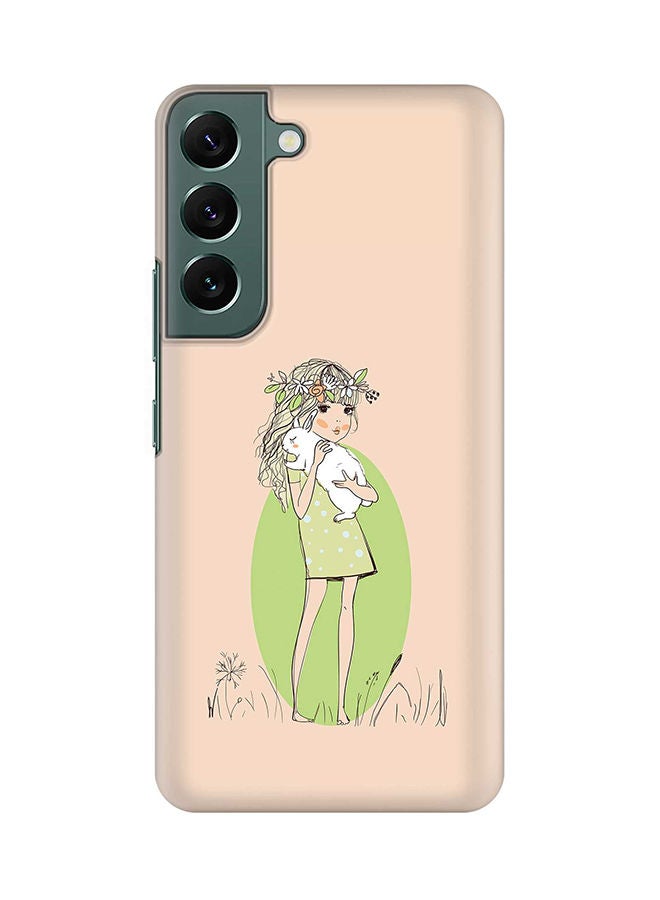 Stylizedd Case for Samsung Galaxy S22+ 5G Slim Snap Classic Series Shield Matte Finish Print - Bunny Cuddles - Image 1