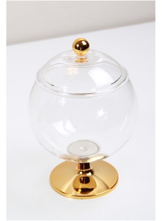 Versatile Dessert Bowl with Attractive Design Lid and 1-Piece Base Transparent/gold - pzsku/Z8C06FB75CBA24F13A1D8Z/45/_/1737544746/f4001f09-144e-4868-b9b6-f3d19220bcb9