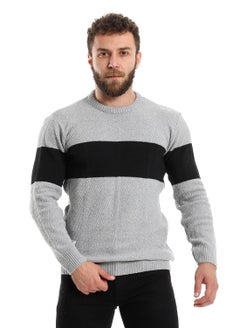Caesar Wool Mens Pullover With Multi Design  - Image 1