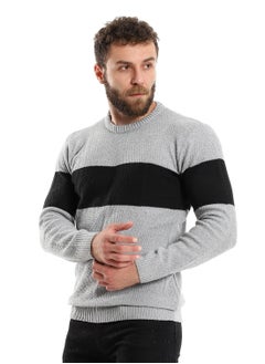 Caesar Wool Mens Pullover With Multi Design  - Image 2