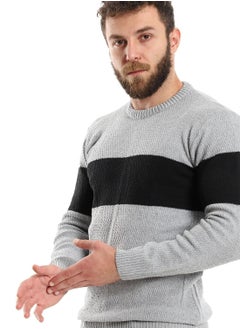 Caesar Wool Mens Pullover With Multi Design  - Image 3