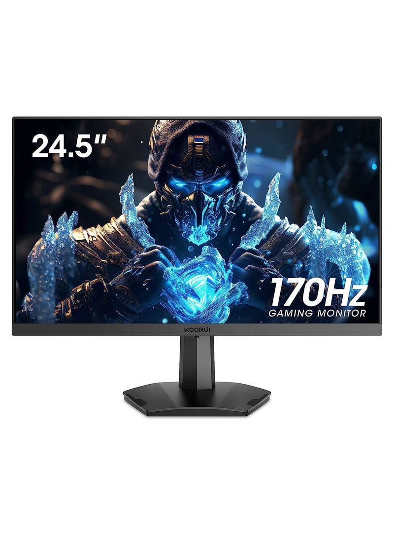 KOORUI KOORUI 24.5 FHD 170Hz VA Gaming Monitor, 1ms Response Time , Black | 25E3A - Image 1