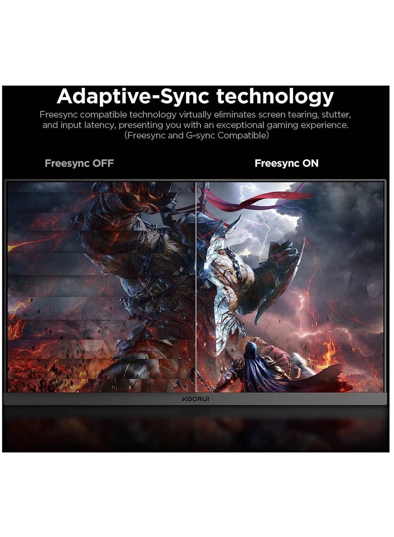 KOORUI KOORUI 24.5 FHD 170Hz VA Gaming Monitor, 1ms Response Time , Black | 25E3A - Image 4
