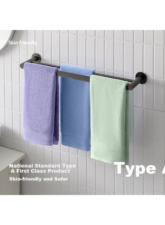 JD.com Jdjz 138G Thickened Mulan Di Towel Avati Long-Staple Cotton 7A Antibacterial Pure Cotton Face Towel 2Pcs Mist Purple + Dawn Purple - Image 3