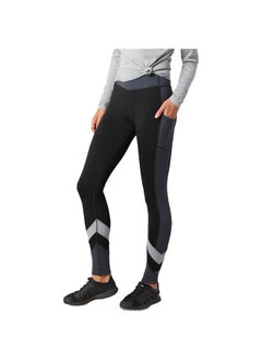 Merino Sport Fleece Colorblock Tight Black Small