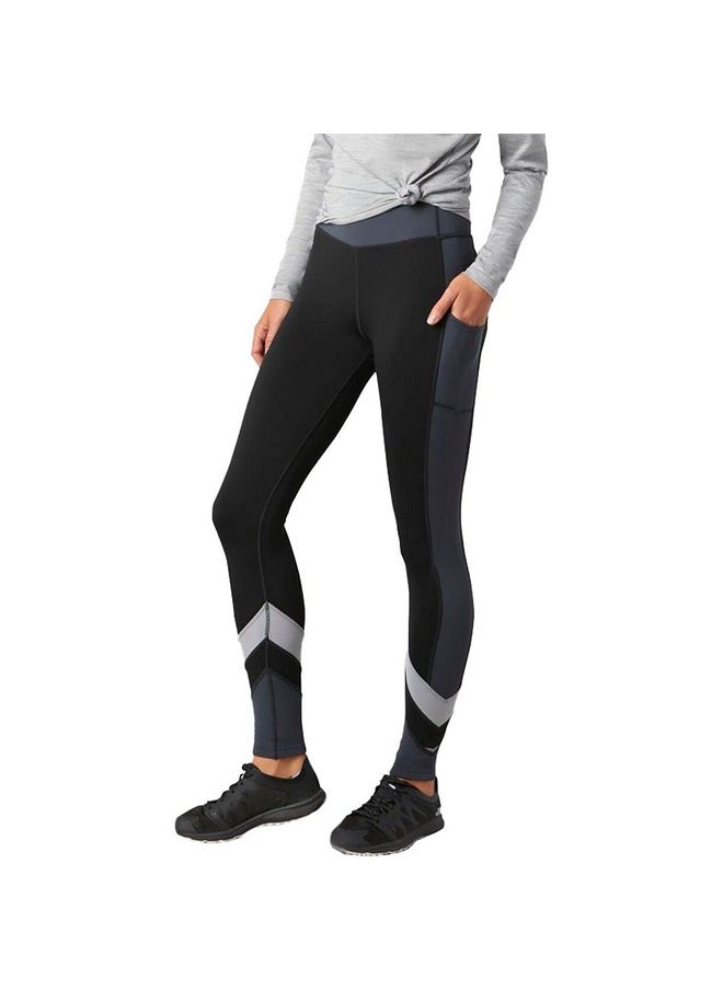 SmartWool - Merino Sport Fleece Colorblock Tight Black Small - Image 1
