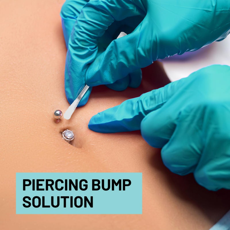 BASE LABORATORIES Base Labs Keloid Bump Removal Gel Swabs | Piercing Aftercare Gel Swabs for Piercing Bump Treatment | Medicated Piercing Cleaner Saline Solution for Ear, Nose, Belly, Body Piercings | 36 Swabs - Image 5