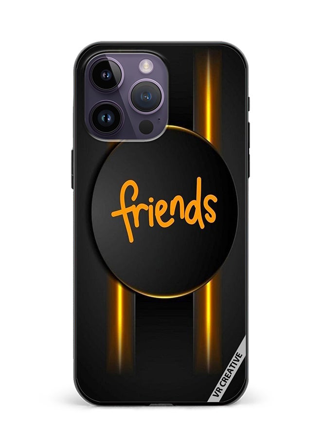 VR CREATIVE Protective Case Cover For Apple iPhone 15 Pro Friends Design Multicolour - Image 1