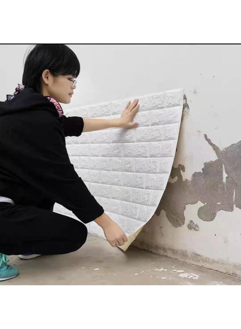 FFD Wall Brick 3D Stickers 5pcs 70x77cm - Image 3