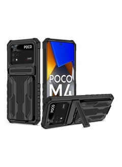 RICOONLINE Shockproof Protective Cases Cover Compatible for Xiaomi Poco m4 Pro 4G Black  - Image 1