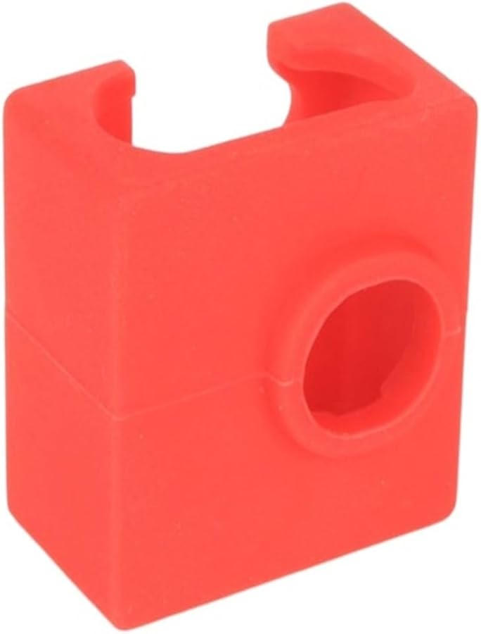 جورب سيليكون أحمر متوافق مع كتلة التسخين MK7 MK8 هوت إند طارد أجزاء طابعة ثلاثية الأبعاد - Image 2