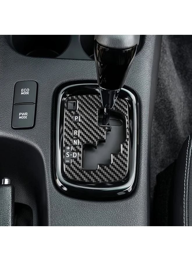 Carbon Fiber Shift Panel Decorative Sticker For Toyota Hilux 2015 2021 LHD Interior Accessory - Image 4