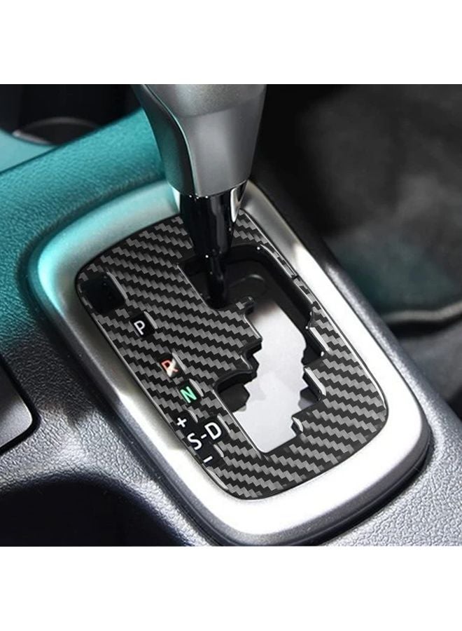 Carbon Fiber Shift Panel Decorative Sticker For Toyota Hilux 2015 2021 LHD Interior Accessory - Image 2