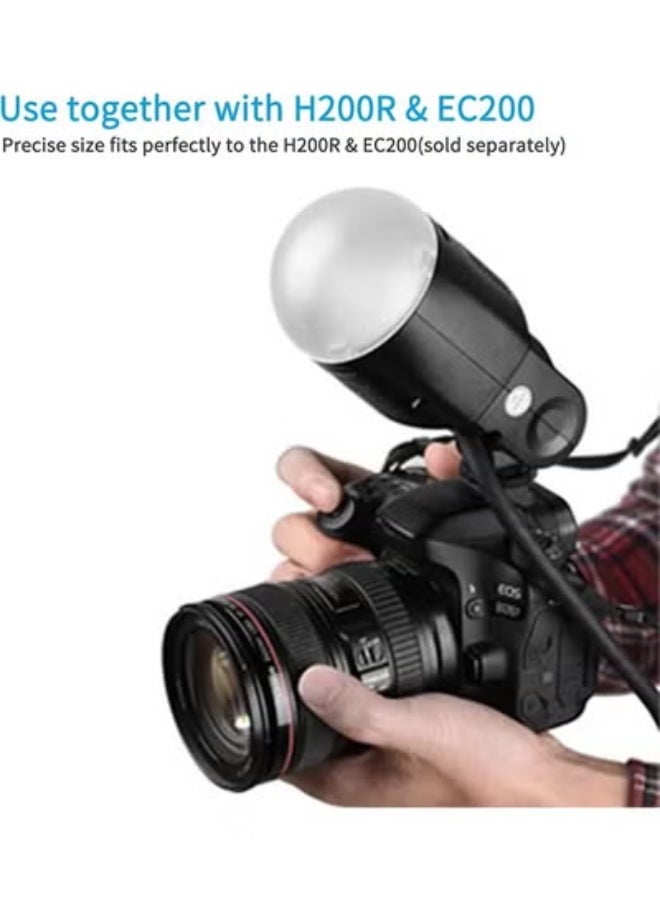 Godox AK-R11 Diffuser Dome for Godox V1 V1pro Round Head Flash for Godox AD100Pro / H200R - Image 4